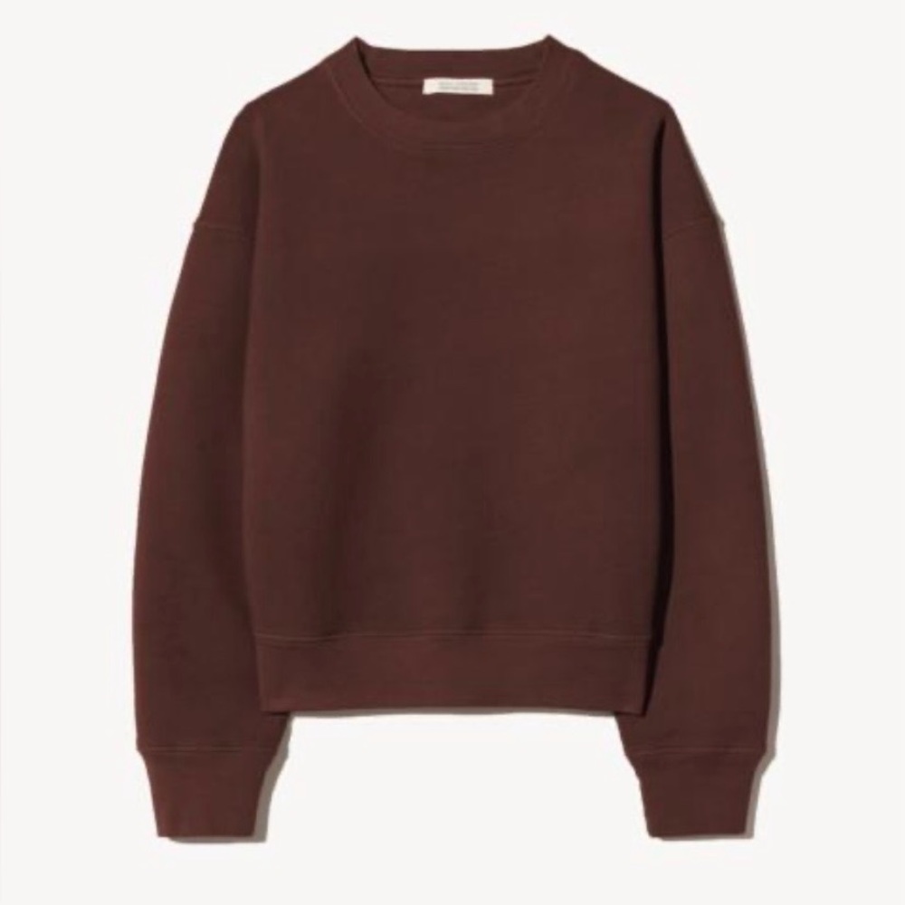 Nili Lotan Gortana Mocha Crewneck Sweatshirt M